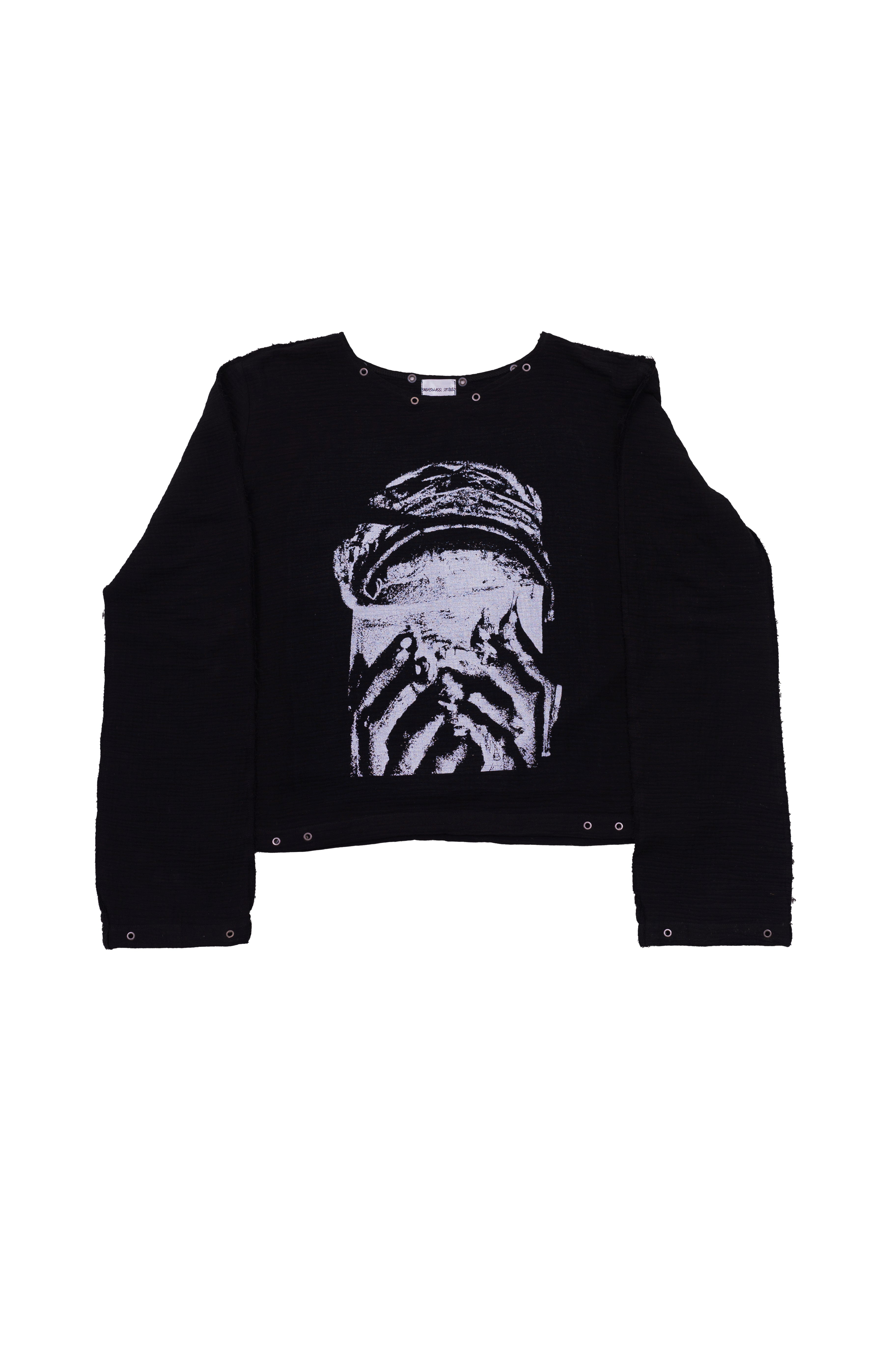 "PERNICIOUS" MUSLIN SWEATER