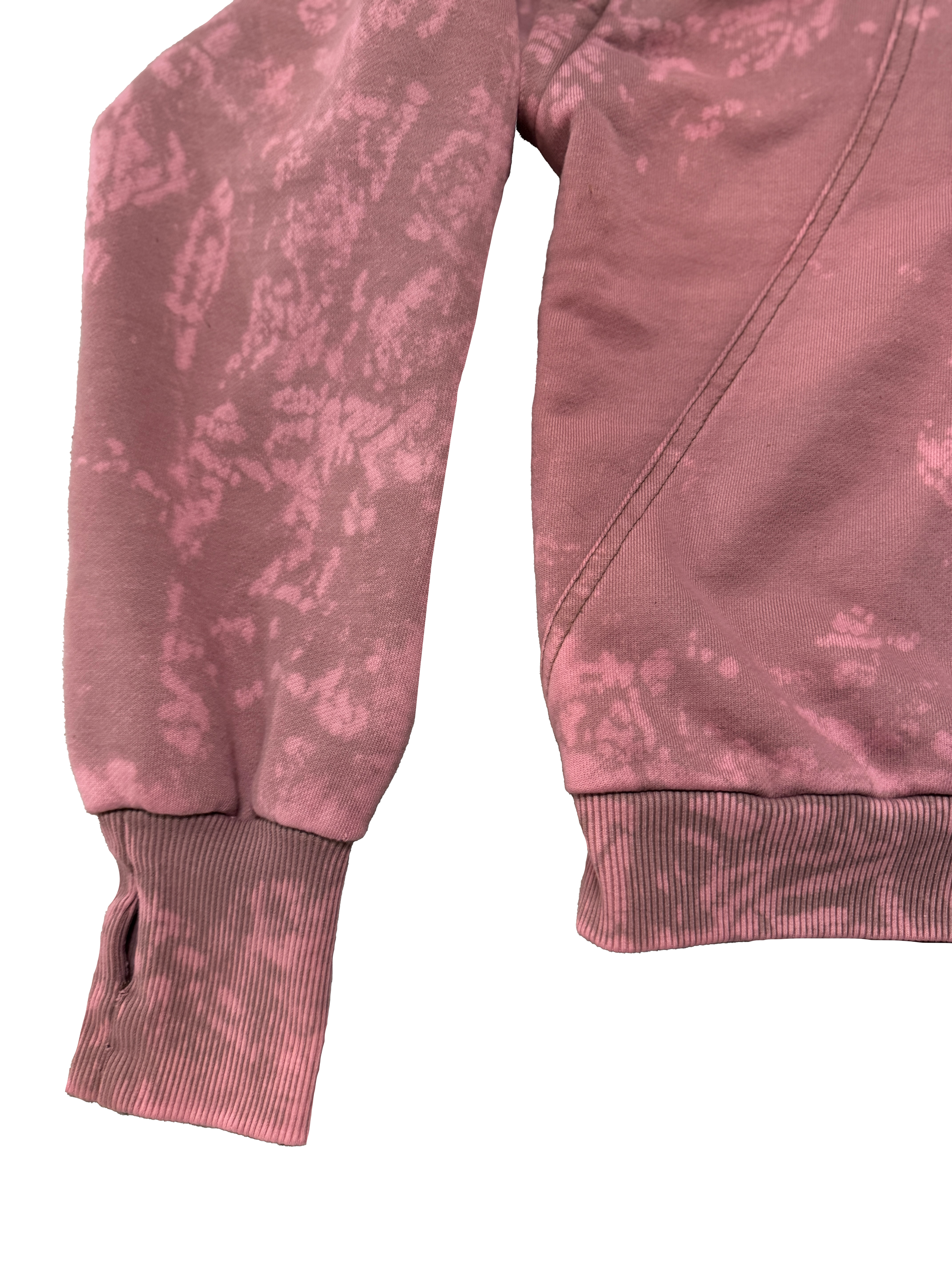 "SLENDER" LAYERED HOODIE - HARD DYED