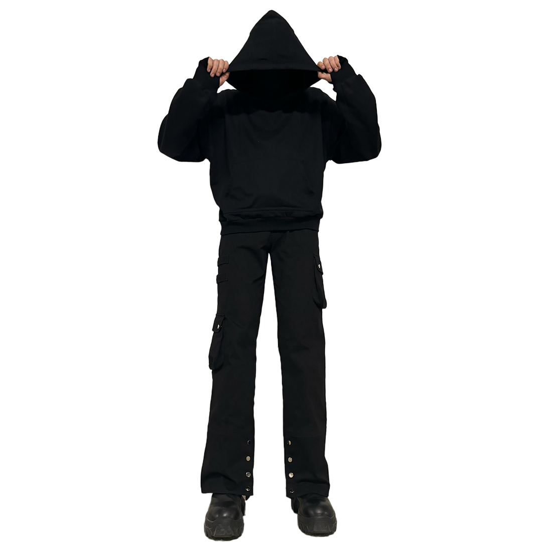 "SLENDER" LAYERED HOODIE