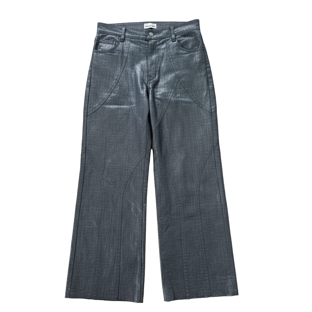 “ZANOZA” LAMINATED DENIM